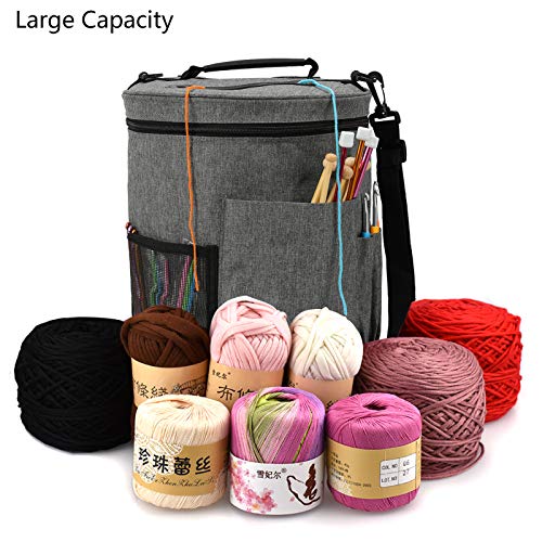 Borsa Tote in Filato, Borsa per Kit Ricamo, Borsa