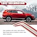 6PCS Chrome Body Side Molding Trims Compatible with Honda CRV CR-V 2017 2018 2019 2020 2021 2022 Side Body Protector Cover Trim Stainless Steel Trim