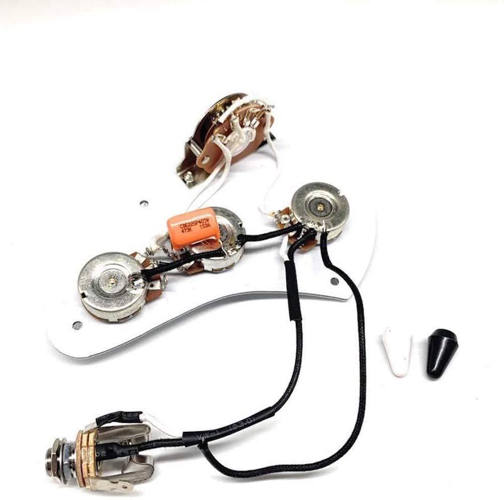 K Di Cablaggio Per Charra CTS Pots Interruttore Rovere N.047 Uf 716P Arancione Drop Pure Tone Jack A Contatto Completo, Accessori Professionali - Foto 2