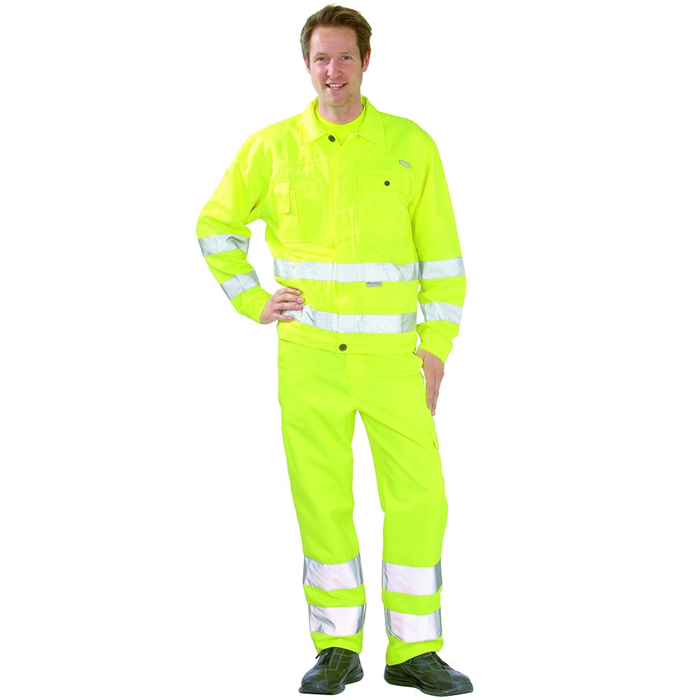 Planam 2002026 Warnschutz Bundjacke, Uni Gelb, Größe 26