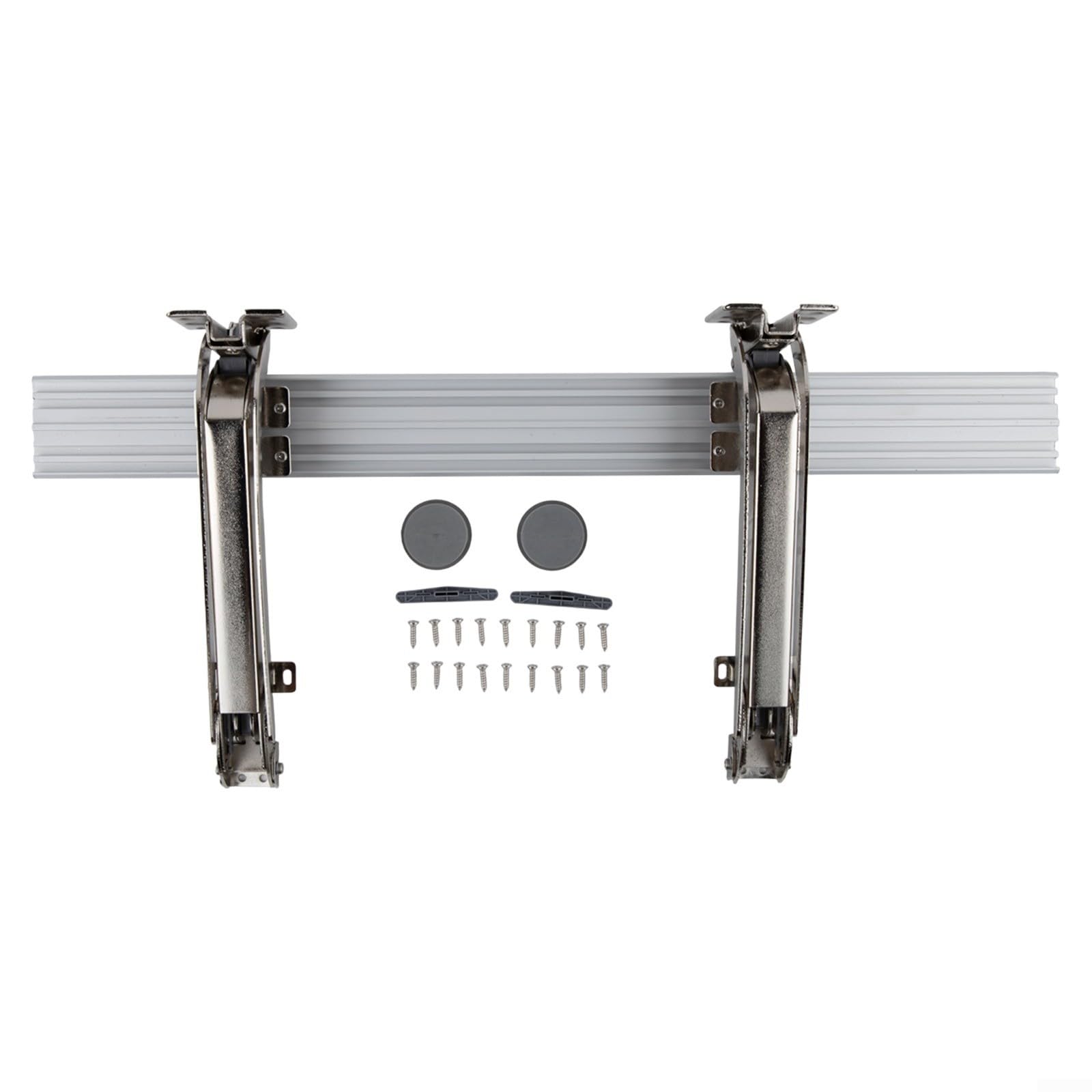 Bisagra de puerta corredera con barra de conexión para armario de cocina, apertura paralela de 180 grados, hardware pivotante plegable, sistema de riel de amortiguación resistente para un