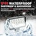 ULROLIT Ranger Backup Light 36W Reverse Light Compatible with 2018-2025 Polaris Ranger Crew 1000 XP Rear Below Cargo Flood Light