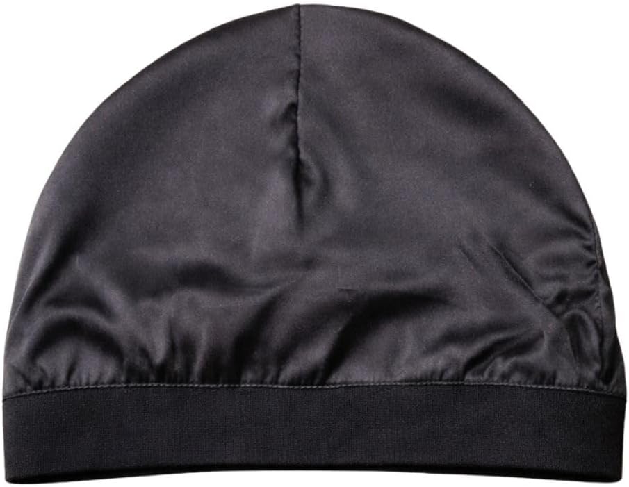 Satin-Lined Skull Cap – Premium Satin Interior for Hair Protection, Breathable Stretch Fit