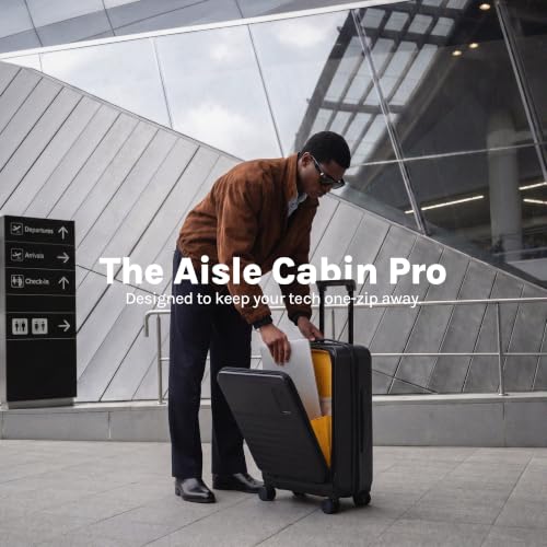 Image of MOKOBARA Aisle Cabin Pro Luggage Trolley Bag-57cm(41L),Polycarbonate Hardshell,Frosted Hardware,Dedicated Tech Compartment for 15.6 inch Laptop,YKK Zippers,TSA Lock, Silent Wheels (Money Moves)