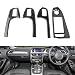 GZYF Real Carbon Fiber Interior Armrest Cover Trim Fits Audi A4 B8 2008-2015