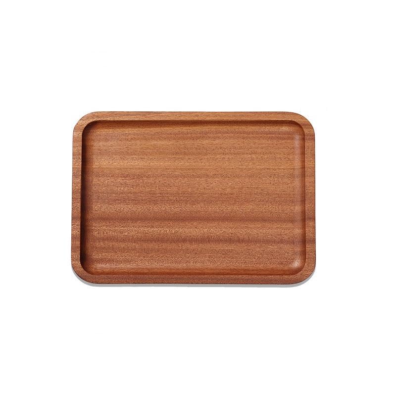 Plateau De Cafétéria Plateau en Bois De Style Japonais Plateau À Gâteau Rectangulaire en Bois Plateau À Thé pour Poêle Plateau À Steak en Bois Massif Plateau De Service P,G