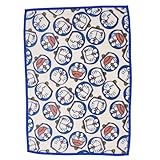 丸眞 ハーフ毛布 I'm doraemon ドラえもん フェイシーズドラえもん ブランケット H140×W100cm かわいい ふわふわ おしゃれ 防寒グッズ 2885003500