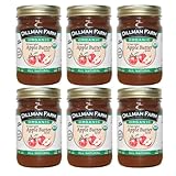 Dillman Farm Organic No Sugar Added Apple Butter - Keto, Gluten-Free, Non-Gmo, Vegan, Kosher, Preservative Free, Corn Syrup Free - Made In Usa, 13Oz (Pack Of 6)