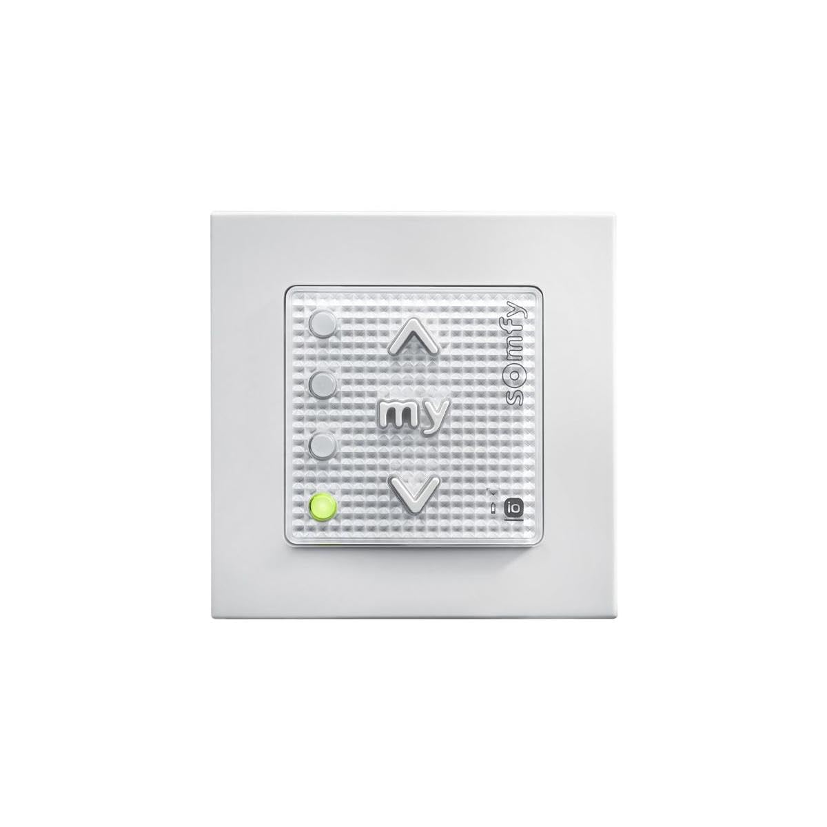 somfy Smoove Origin 4 io Funk-Wandsender mit Drucktasten, Transparent (1870958)