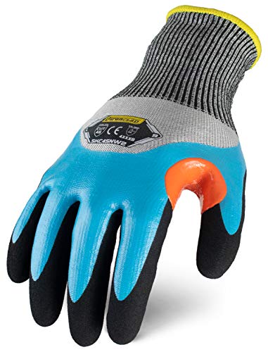 Ironclad Command Touchscreen Insulated Cut Resistant Glove; Sandy Nitrile Coating, Touchscreen Infused Palm, A7 Cut Resistant, Sized XS, S, M, L, XL, XXL (1 Pair)