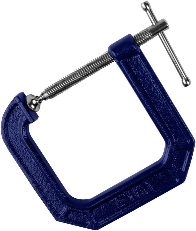 Image of IRWIN Tools QUICK-GRIP 100 Series Deep Throat C-Clamp, 3-inch by 4 1 /2-inch (Pack of 5)