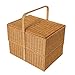 Produktbild LMCLJJ Rurality Wicker Picknickkorb Korb mit Deckel und Griff (Color : Beige)