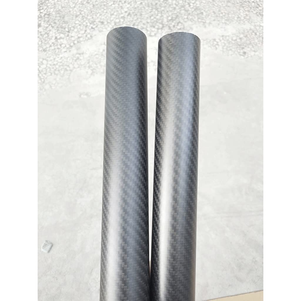 Tube en carbone 10 mm / carbone visible CFK sergé 3K / longueur au choix (1000 mm