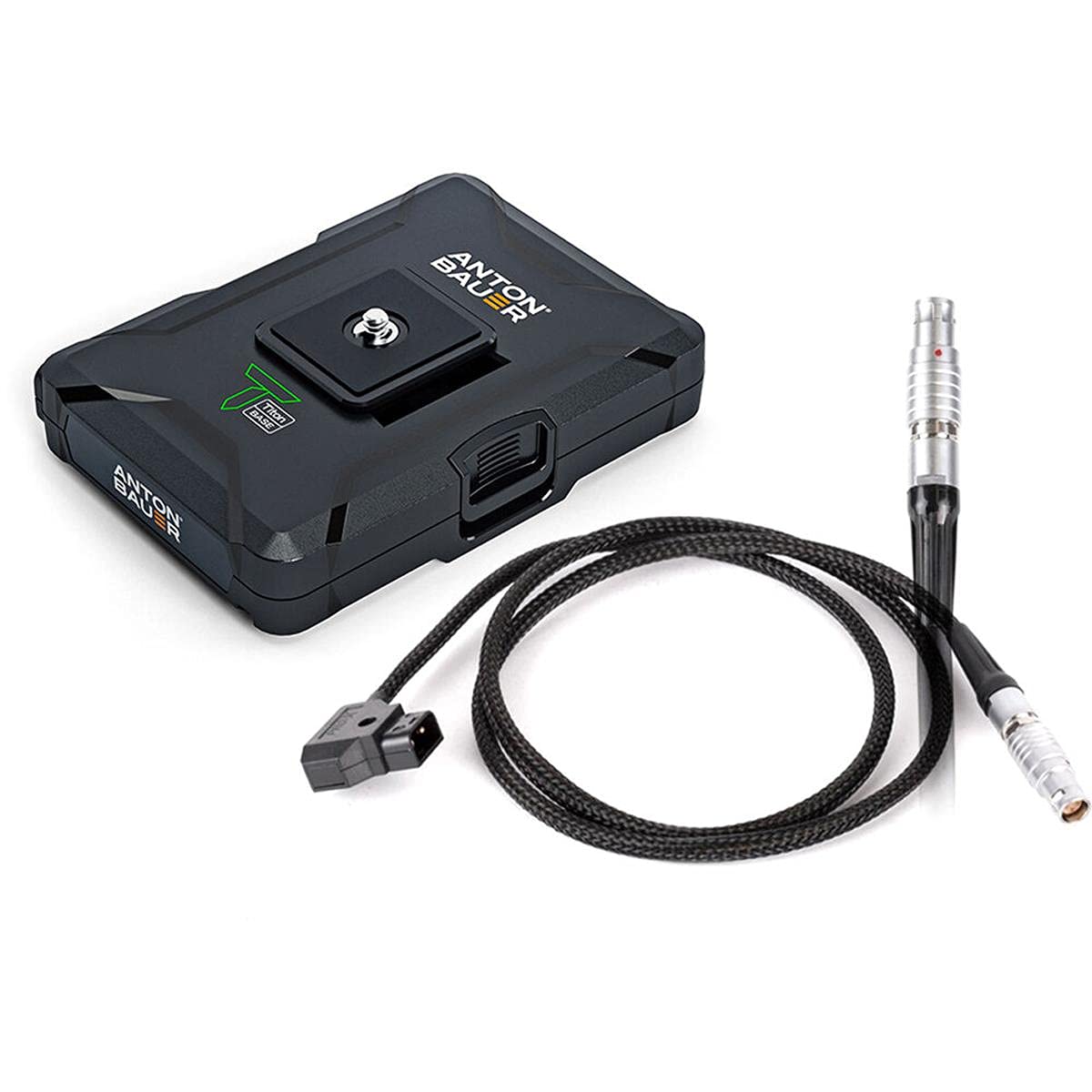 Anton BauerTiton Base Kit, Compatible with 14V Canon Cameras Including C200, C200B, C300mkII, Braided Flex Cable with LEMO Input, Lithium Battery Pack, Battery Replacement, Quick Release Battery