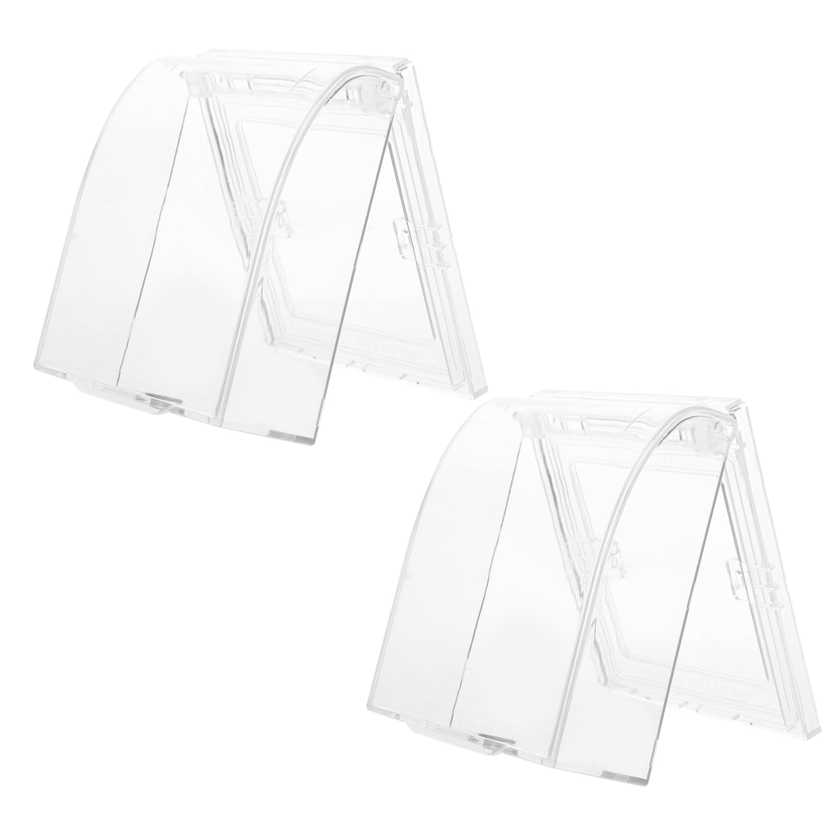 Hemobllo 10piezas Cubierta Protectora De Enchufes Para Niño Niña Diseño Transparente Seguridad Infantil Para Interruptores y Enchufes Protector De Pared Para Casa y Guarderías