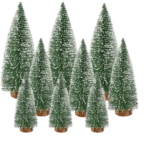Mini Grün Tannenbaum, 9 Stück mini Weihnachtsbaum künstlich,...