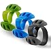 Rancco Cable Clips Organizer Cord Management System, 3 Packs Triple Slots Desktop Cable Organizer Cord Holder for Phone Computer, Electrical, Charging or Mouse Cord Holder