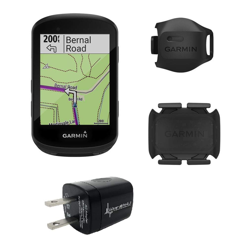Garmin Edge 530 GPS Cycling Computer with included Garmin 2nd Gen Speed and Cadence Sensors and Wear