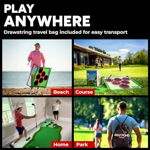 Golf Pong Chipping Game 2 Boards
