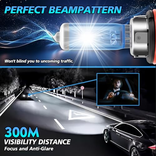 Image of Headlights Compatible For 1999-2010 Jeep Grand Cherokee Halogen Headlight Bulbs, 9006 /HB4 Low Beam Lights Bulbs, Plug And Play, Pack of 2