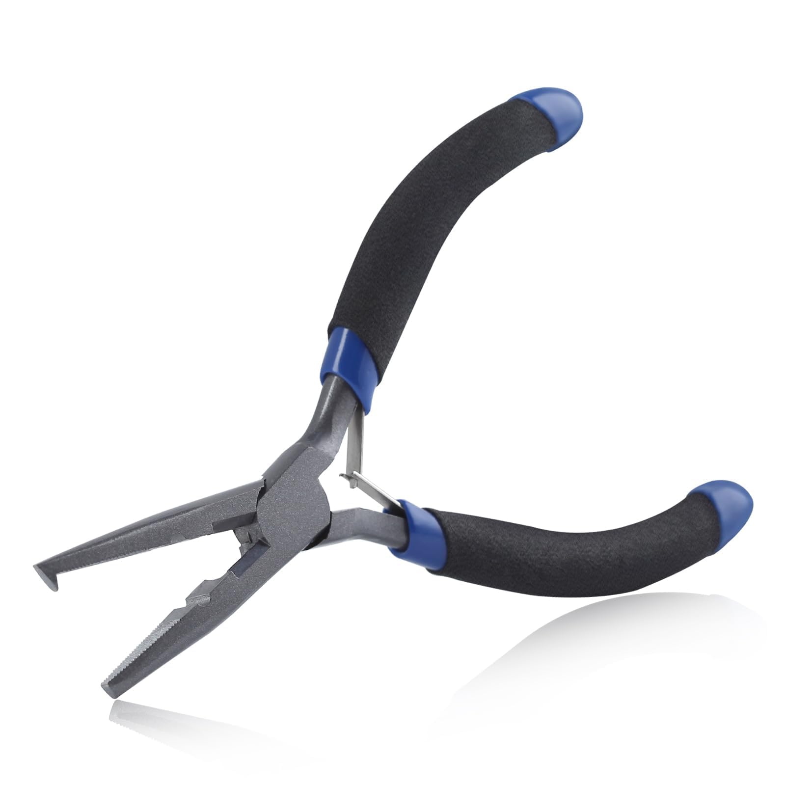SPEEDWOX Fishing Pliers Hook Remover - Saltwater Gear With Line Cutter, Crimping Tool, Clippers, Pistol Grip Split Ring
