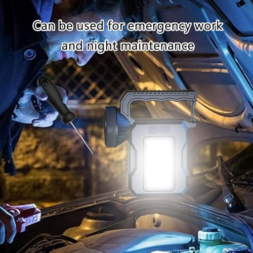 Image of 1Pack, Solar Flashlight, Solar Powered Flashlight for Multi Function with Emergency，Portable Bright Camping Rechargeable Flashlights for Home, Outdoor Hiking, Power Outages