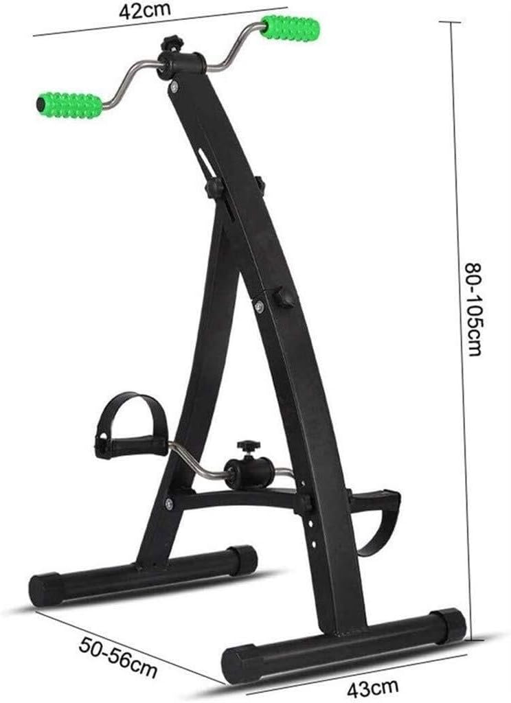 Upper and lower limb rehabilitation training pedal trainer, elderly stroke hemiplegia folding exercise bike
