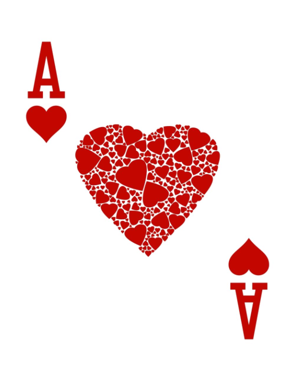 Amazon.co.jp: Ace of Hearts fun playing card - Multi hearts : 8.5
