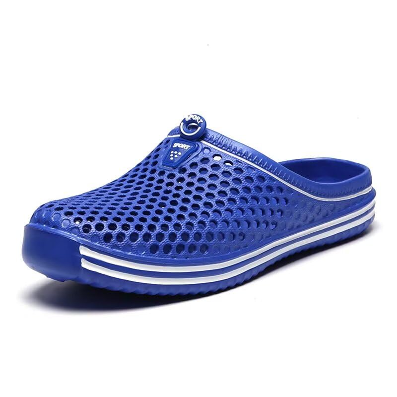 Men Women Lightweight Soft Closed Toe Summer Slippers for Outdoor Sport Beach Walking Aqua