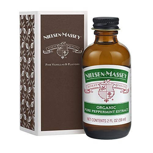 Nielsen-Massey Organic Pure Peppermint Extract, for Baking, Cooking, Drinks, Grilling, with Gift Box, 2 Ounces