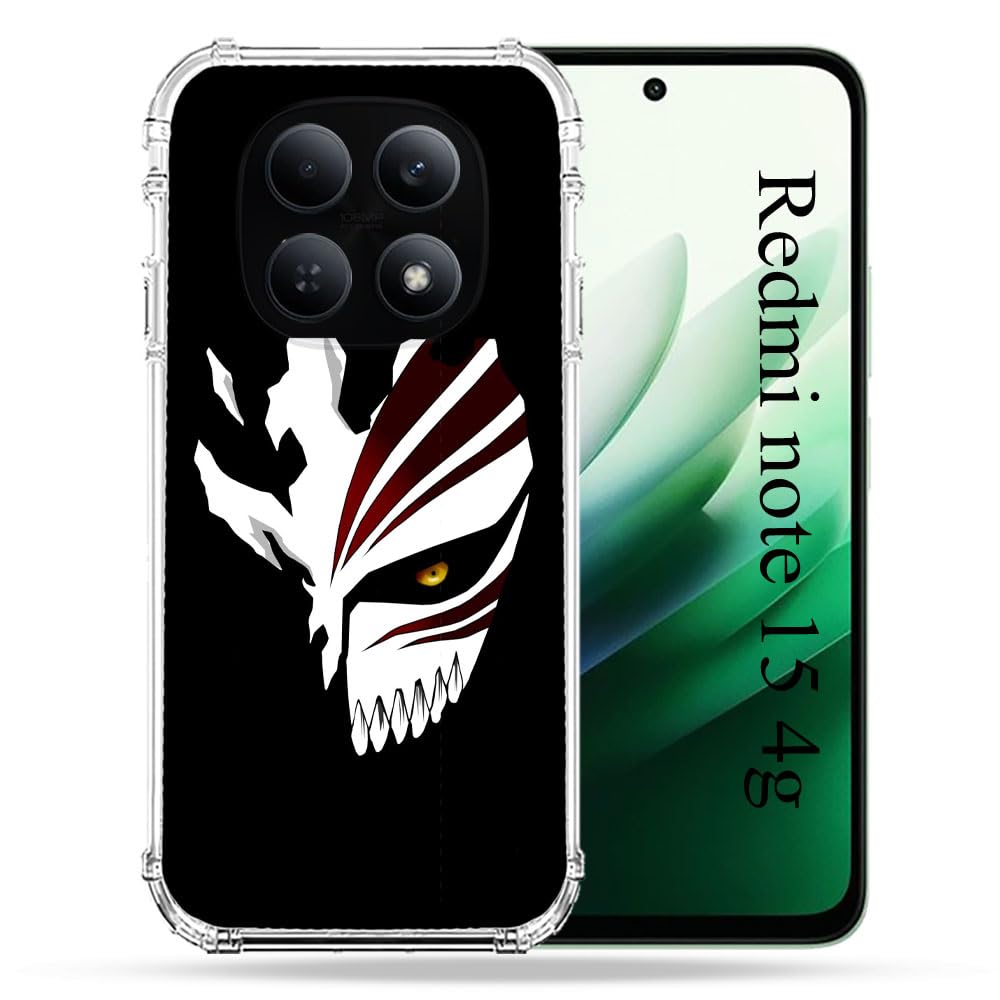 Coque Redmi Note 15 4G Bleach Masque évite les rayures