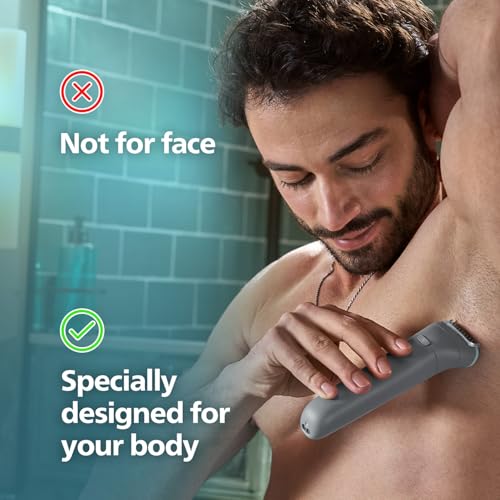 Image of Philips Body Trimmer for Men Private Parts, Clinically Tested for Sensitive Skin, Patented Pearl Tip & Hypo Allergenic Foil, Skin Safe Grooming, Trim or Shave, Waterproof, 2+3yrs* Warranty, BG3470