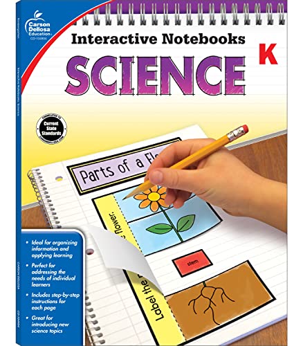 Carson Dellosa | Science Interactive Notebook | Kindergarten, 96pgs (Interactive Notebooks)