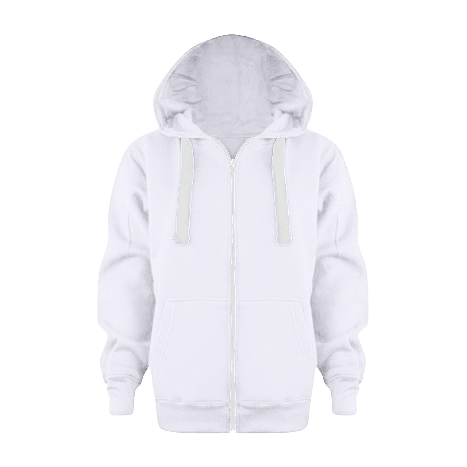 Sudadera Color sólido Zip Chaquetas Larga Sudadera con Capucha Top Mangas Niñas Niños Niños Abrigo y Chaqueta Chándal Hombre