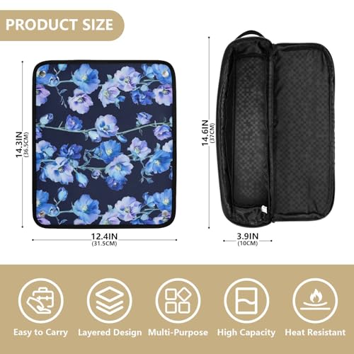 Bolsa de viaje para herramientas de cabello resistente al calor miniatura 4