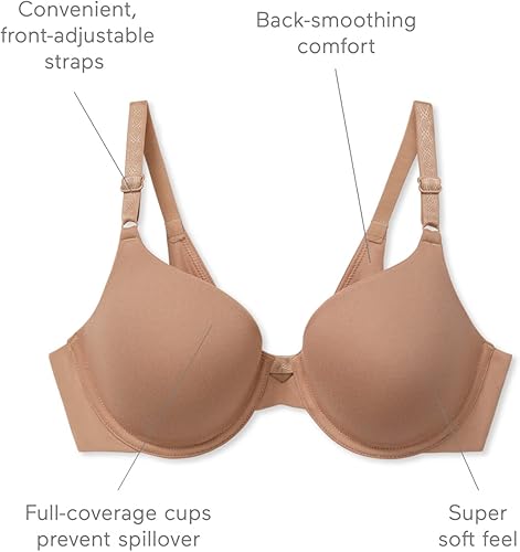 Miniatura 5 de Warner's Brasier de cobertura completa Cloud 9 con aros para mujer