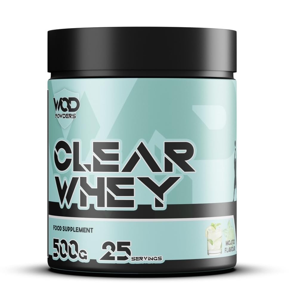 Clear Whey Isolate Protein Powder – Refreshing Protein Shake | Low Lactose, Easy Digesting & High in Protein | Ideal for Workout Recovery – 500g, 25 Servings - Mojito Flavour