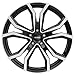 4x Dezent alloy rims TV dark 8.0Jx18 ET50 5x112 compatible with MG 4