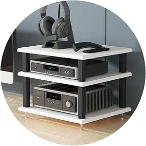 Amazon.com: 2/3/4-Tiers HiFi Audio Cabinet - Multi-Layer Floor-Standing ...