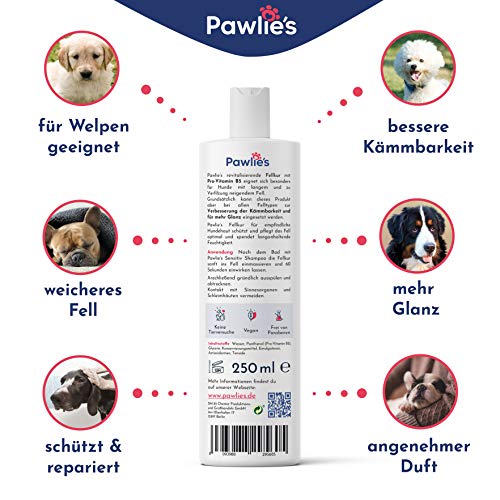 Pawlie's Conditioner für Hunde | Weiches Fell & bessere Kämmbarkeit | Fellpflege Hund, Dog Conditioner, Detangler, Verfiltztes Fell Katze, Spülung für Hunde