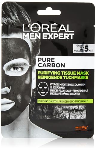 L'Oréal Men Expert - Masque Tissu Visage Hydratant &...