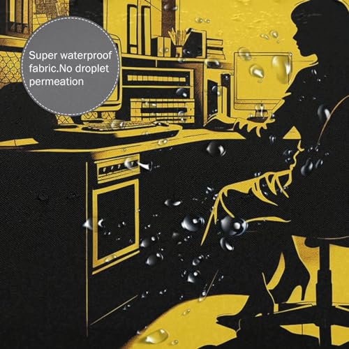 Rideau de douche textile lourd épais et imperméable avec œillets renforcés - 5