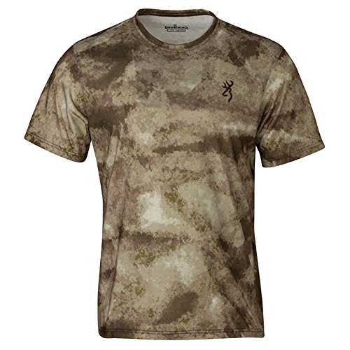 Browning men's speed tee au shirt, camo, medium
