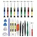25pcs Electronics Repair Tool Kit, GangZhiBao Precision Screwdriver Set Magnetic for Fix Apple iPhone,Cell Phone,Smart Watch,Computer,PC,Tablet,iPad,Camera,Xbox,PS4 Pry Open Replace  Screen Battery