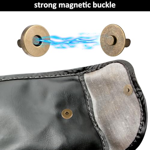 Thinp 24 Stk Magnetknöpfe,18mm Magnetische Knöpfe,4 Farbe Magnetverschluss Tasche,Handarbeit Magnetische Druckknöpfe,Magnetknöpfe zum Annähen,für Geldtasche Handtaschen Mäntel Windbreaker DIY Handwerk