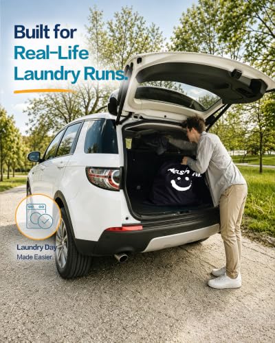 Image of HOMEST XL Laundry Bag 28 inch x 40 inch, Extra Large Dirty Clothes Organizer