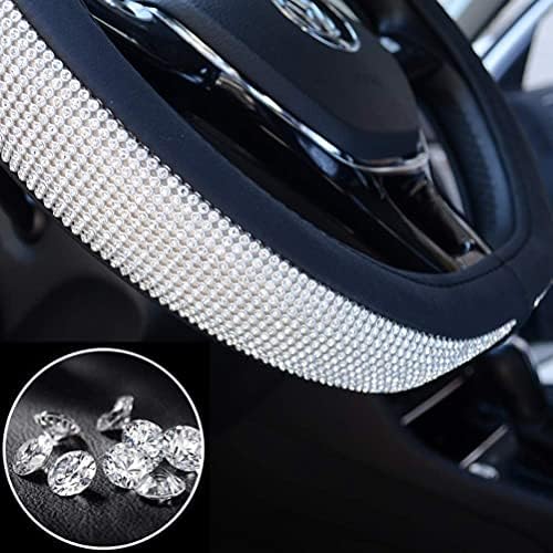 ZATOOTO Steering Wheel Cover Bling - D Type Steering Wheel Covers for Women and Girls