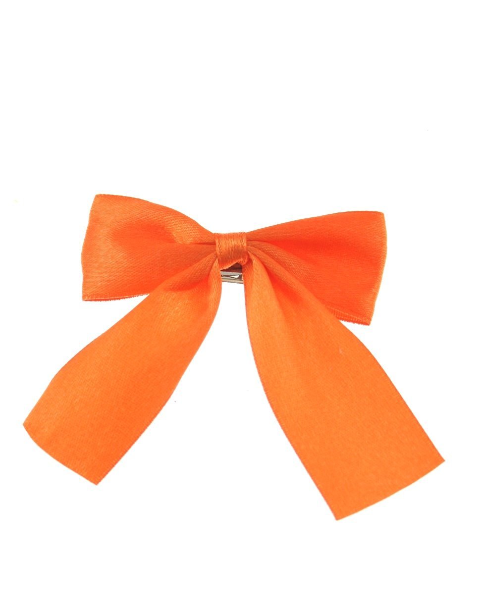 Zac's Alter Ego Satin Bow with Tails on Baby Barrette