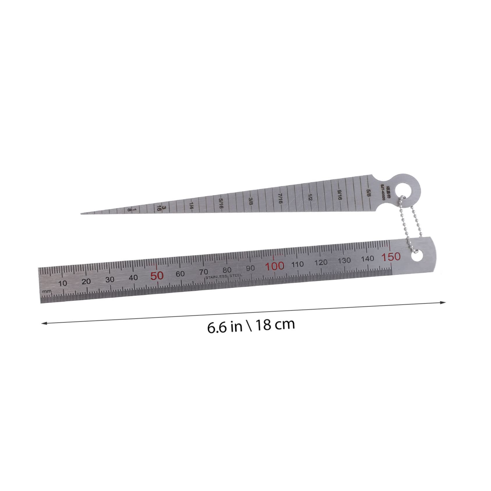 Balacoo Thick Metric Machinist Ruler Set Welding Inspection Gauge Standard Engineering Ruler