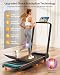 Rayspace Walking Pad Treadmill with 15% Incline, Upgraded 3.5HP Low Noise Treadmills for Home, 4 in 1 Foldable Treadmill, Walking Pad with Handle, 350+lb Capacity, APP & Remote